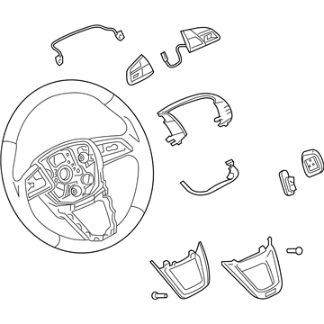 Audi A4 allroad Steering Wheel - 4M0-419-091-N-MJM