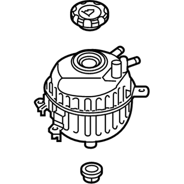 Audi Coolant Reservoir - 4KE-121-405-A