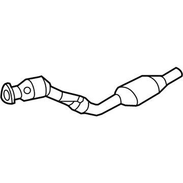 Audi A4 Quattro Catalytic Converter - 8E0-254-555-DX