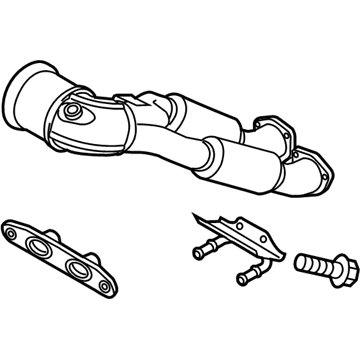 Audi TT RS Quattro Catalytic Converter - 8J0-254-499-X