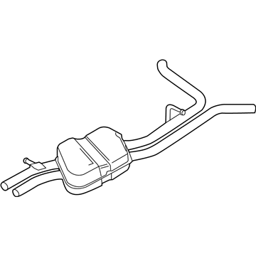 Audi 4H0-253-409 Muffler & Pipe