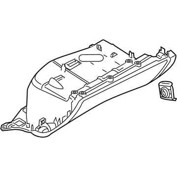 Audi Glove Box - 8K1-880-384-A-BD6