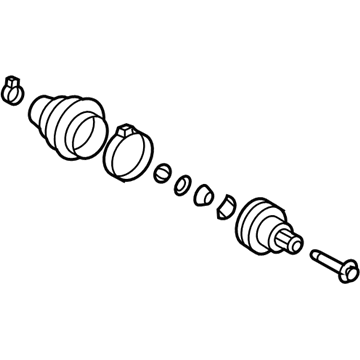 2007 Audi A4 CV Joint - 8E0-498-099-H