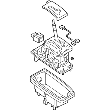 Audi A6 Quattro Automatic Transmission Shift Levers - 4F1-713-041-N