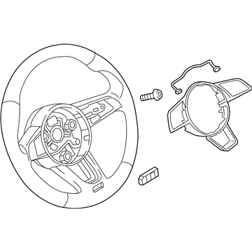 Audi A5 Quattro Steering Wheel - 8W0-419-091-CL-INU