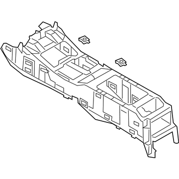 Audi Center Console Base - 4N0-861-831