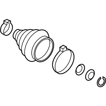 Audi CV Joint Boot - 1K0-498-203-C