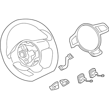 Audi S3 Steering Wheel - 8V0-419-091-J-VMJ