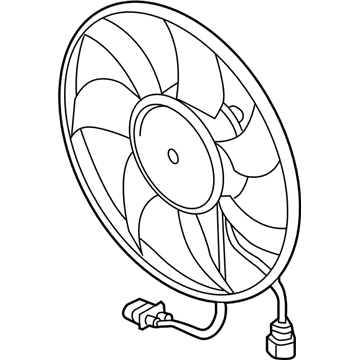 Audi S3 Cooling Fan Assembly - 5Q0-959-455-BJ