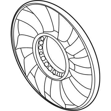 Audi Cooling Fan Assembly - 078-121-301-E