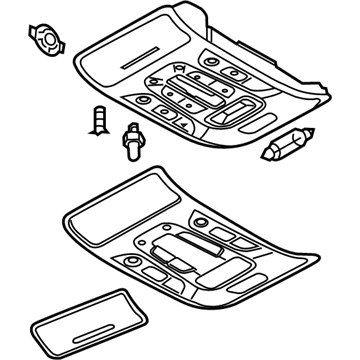 Audi A7 Quattro Interior Lights - 4G0-947-135-E-BV2