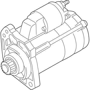 Audi Starter - 0P2-911-022-AX