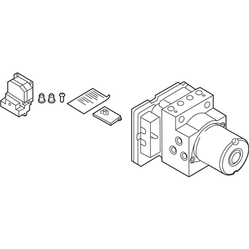 Audi A4 allroad ABS Control Module - 8W0-614-517-H-BEF