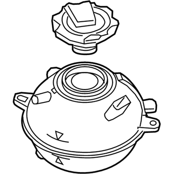 Audi SQ5 Sportback Coolant Reservoir - 80A-121-405-AM