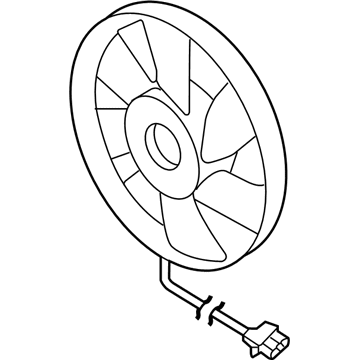 Audi Cooling Fan Assembly - 8D0-959-455-J