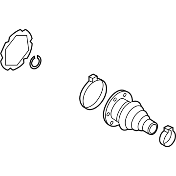 Audi CV Joint Boot - V04-017-001-BK