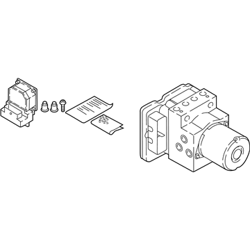 Audi Q5 PHEV ABS Control Module - 80A-614-517-AF-BEF