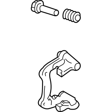 Audi Brake Caliper Bracket - 8E0-615-425-G