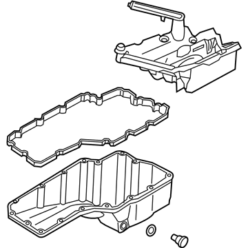 Audi Oil Pan - 06L-103-598-R