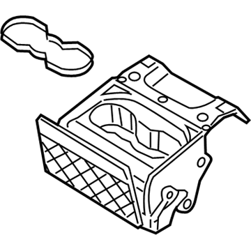 Audi Q7 Cup Holder - 4L0-862-550-1DH