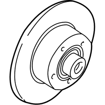 Audi Brake Disc - 8D0-615-601-B