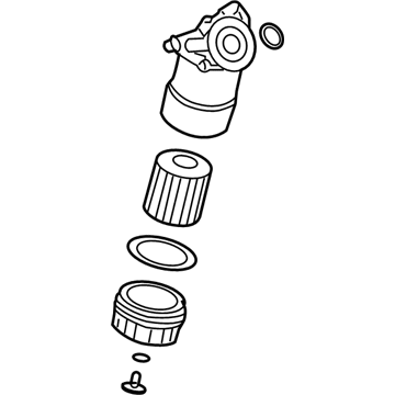 Audi Oil Filter Housing - 022-115-403-R