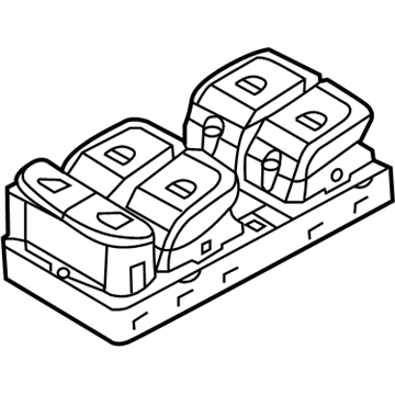 Audi S8 Window Switch - 4H0-959-851-D-5PR