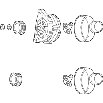 Audi A8 Quattro Alternator - 07C-903-021-H