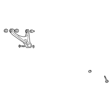 2003 Audi S6 Control Arm - 4B3-505-312-A