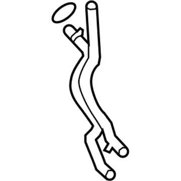 2006 Audi A4 Coolant Pipe - 06E-121-044-AF