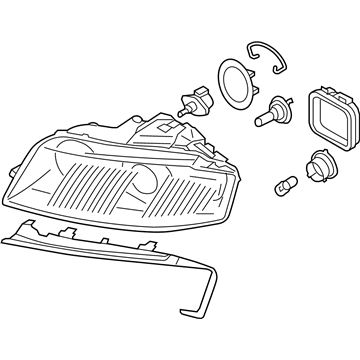 Audi A3 Quattro Headlight - 8P0-941-029-J