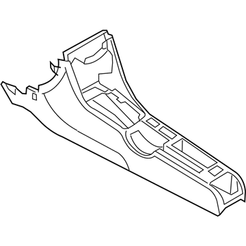 Audi Center Console Base - 8H0-863-241-B-6PS