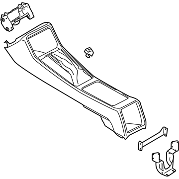 Audi Center Console Base - 4E0-863-241-D-6H7