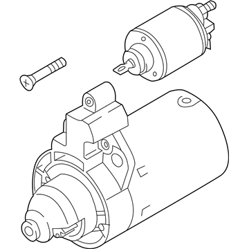 Audi Starter - 02M-911-021-BX