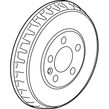 Audi Brake Drum - 1EA-609-617-E