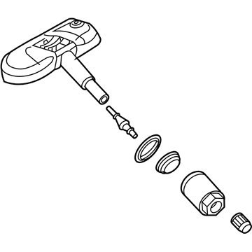 Audi TPMS Sensor - 1K0-907-253-D