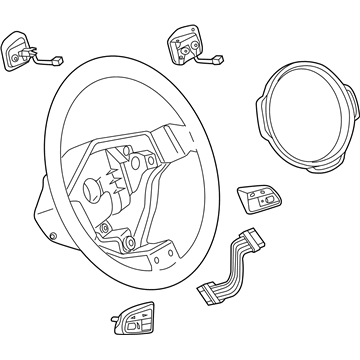 Audi A5 Quattro Steering Wheel - 8K0-419-091-DR-OIG