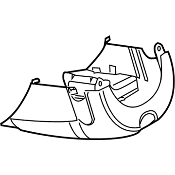 Audi Steering Column Cover - 8K0-953-512-E-6PS