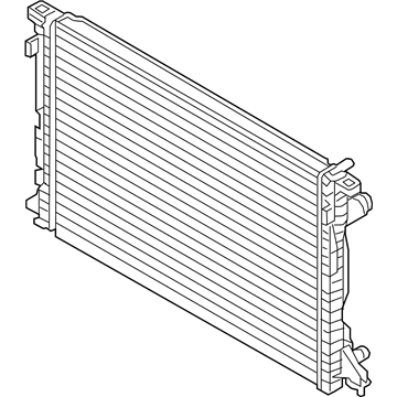 Audi Radiator - 80A-121-251-D