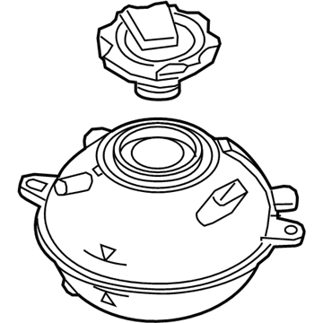 Audi Q5 Coolant Reservoir - 80A-121-405-AG