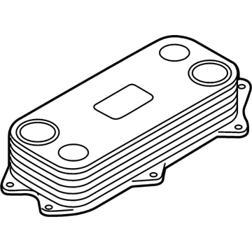 Audi R8 Engine Oil Cooler - 07L-117-021-M