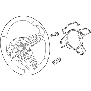 Audi RS5 Steering Wheel - 8W0-419-091-DD-JQK