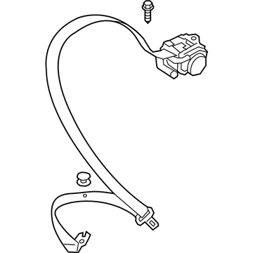 Audi e-tron Quattro Seat Belt - 4KE-857-805-A-KPZ