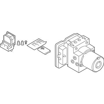 Audi A5 Quattro ABS Control Module - 8W0-614-517-AM-BEF