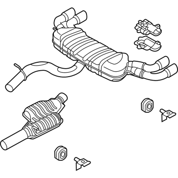 Audi S3 Muffler - 8Y5-253-181