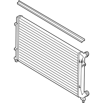 Audi TT Quattro Radiator - 8J0-121-251-B