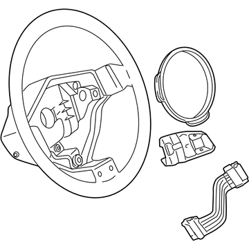 Audi RS4 Steering Wheel - 8P0-419-091-BA-1YA