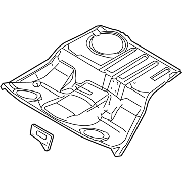 Audi S4 Floor Pan - 8H0-802-087-A