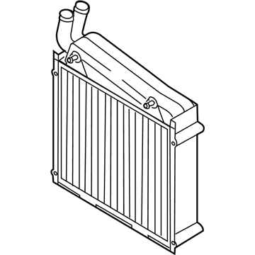 Audi TT Quattro Radiator - 8J0-121-212