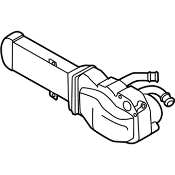 Audi EGR Cooler - 03L-131-512-AF